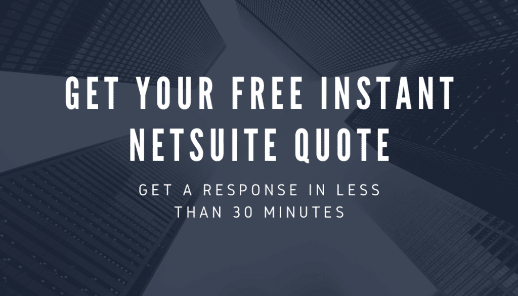 Get a free NetSuite quote