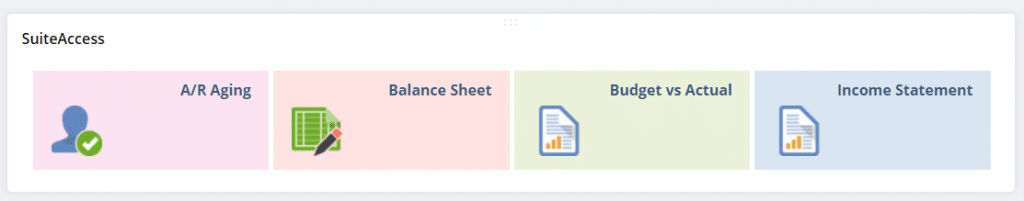 NetSuite Custom Portlet